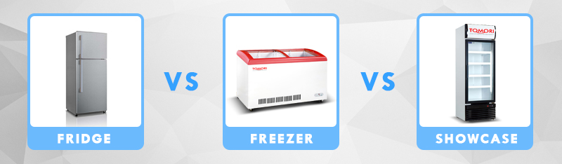 perbedaan fridge freezer dan showcase sampul